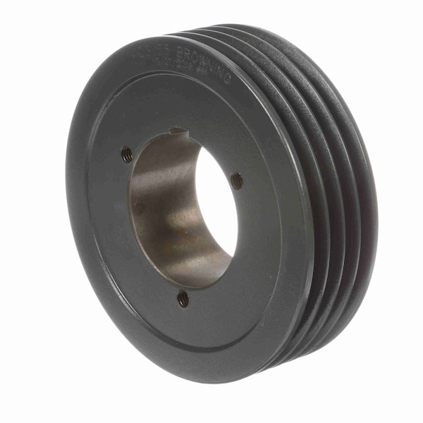 4 Groove Cast Iron Bushed Bore Multiple Sheave, 4Q3V65